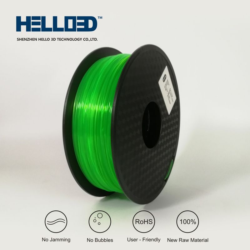 FLUO Vert - PLA Filament 3D | HELLO3D de Haute Qualité