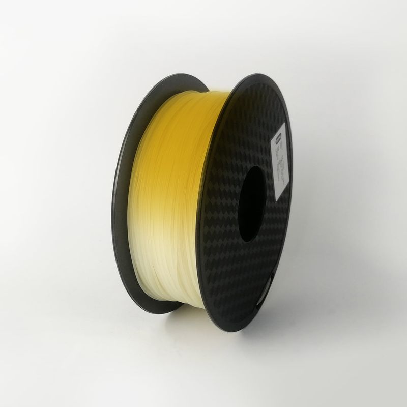 UV Blanc à Jaune - PLA Filament 3D | HELLO3D Haute Qualité
