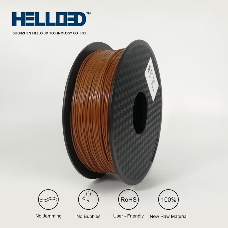 Brun - PLA Filament 3D | HELLO3D de Haute Qualité