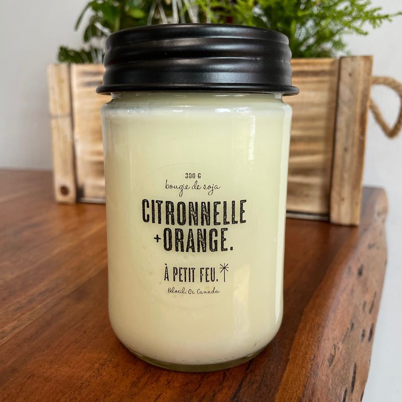 CITRONNELLE + ORANGE.