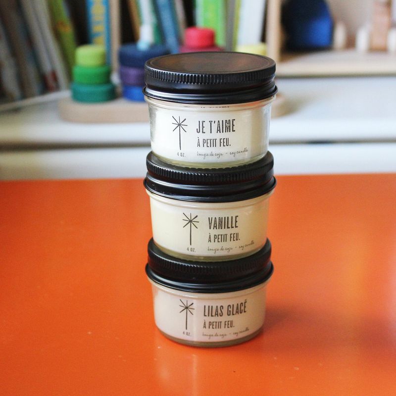 BOUGIES SURPRISES LOT DE 3 - Mini Rustique 4 oz.