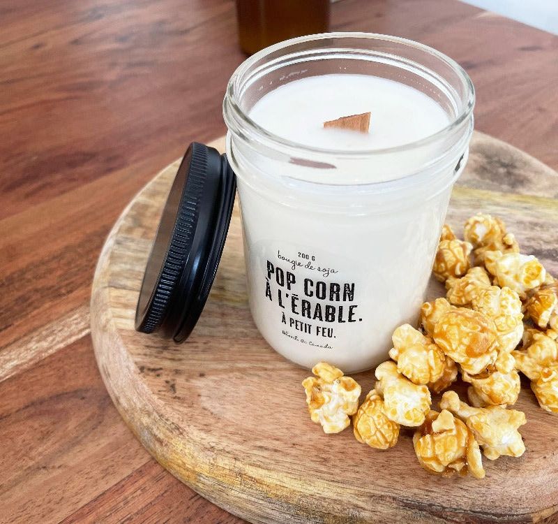 POPCORN À L'ÉRABLE.