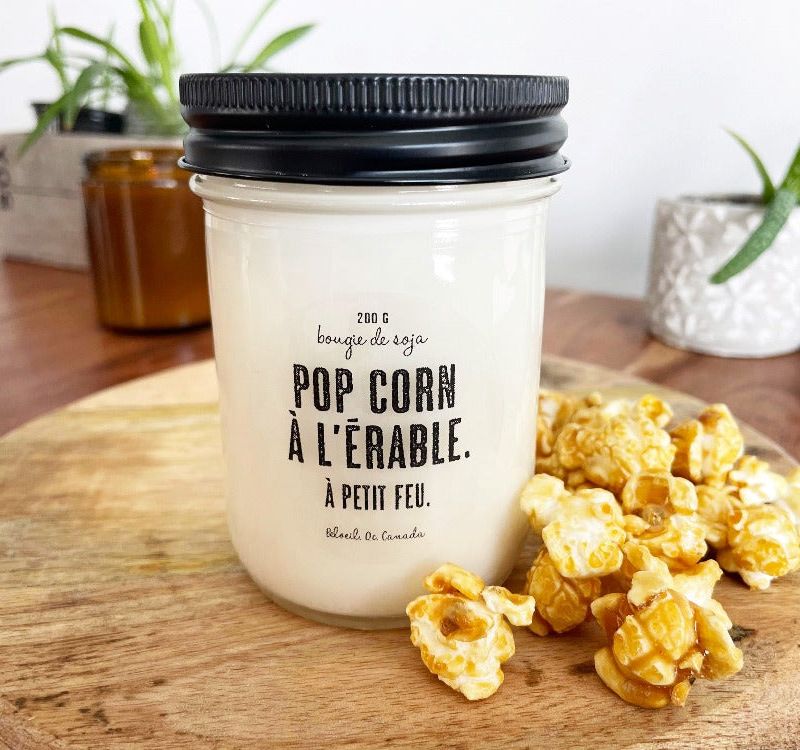 POPCORN À L'ÉRABLE.