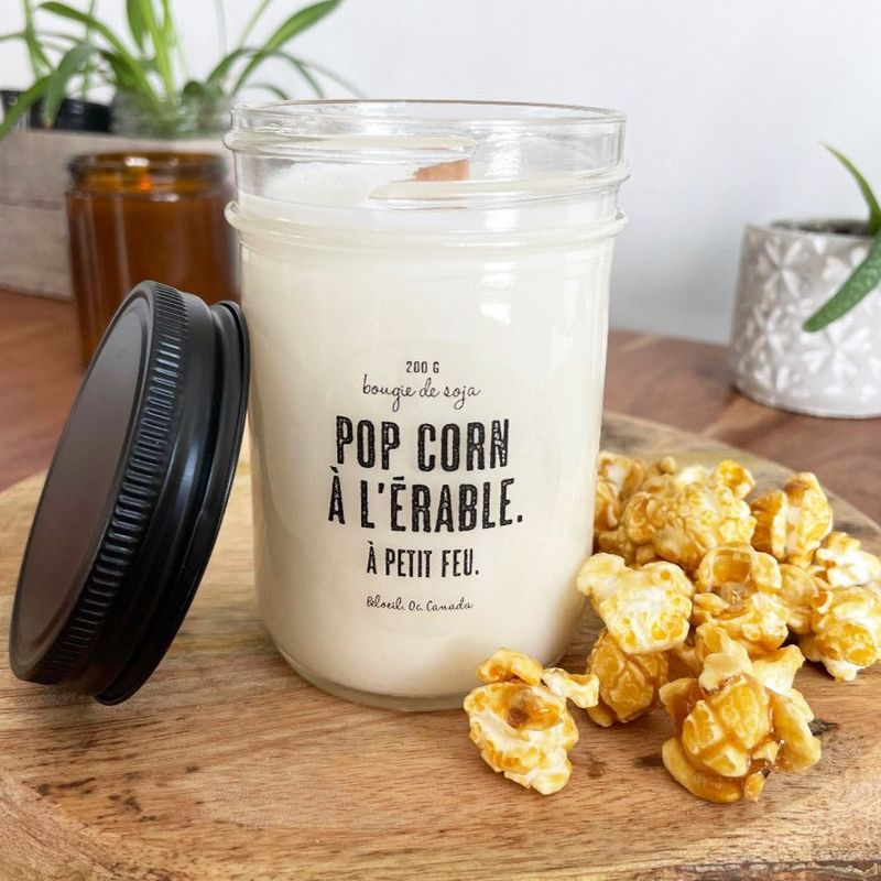 POPCORN À L'ÉRABLE.