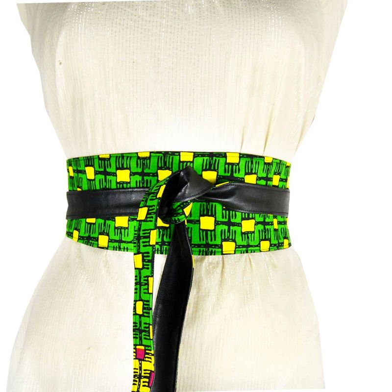 Ceinture Enveloppante - Coloré Pagne Wax