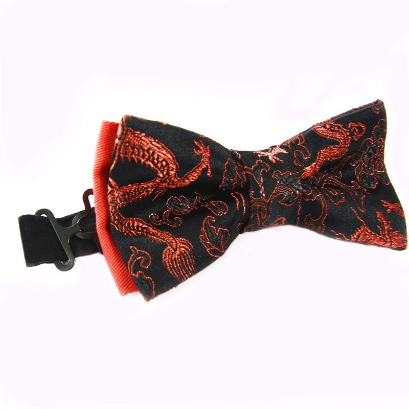 Noeud Papillon Noir - Dragons Rouges