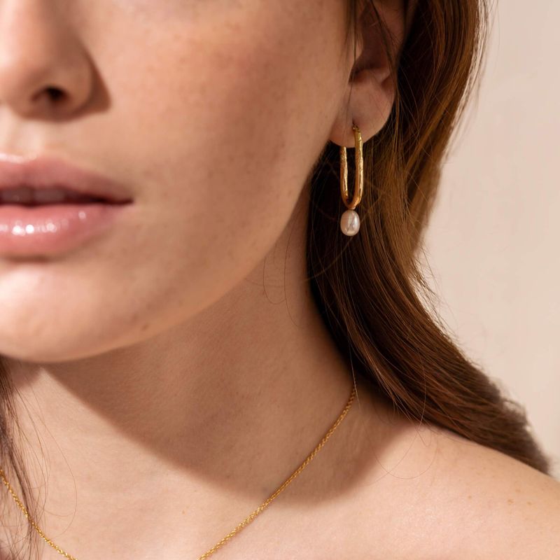 Irma - Boucles d'oreilles minimalistes ovales