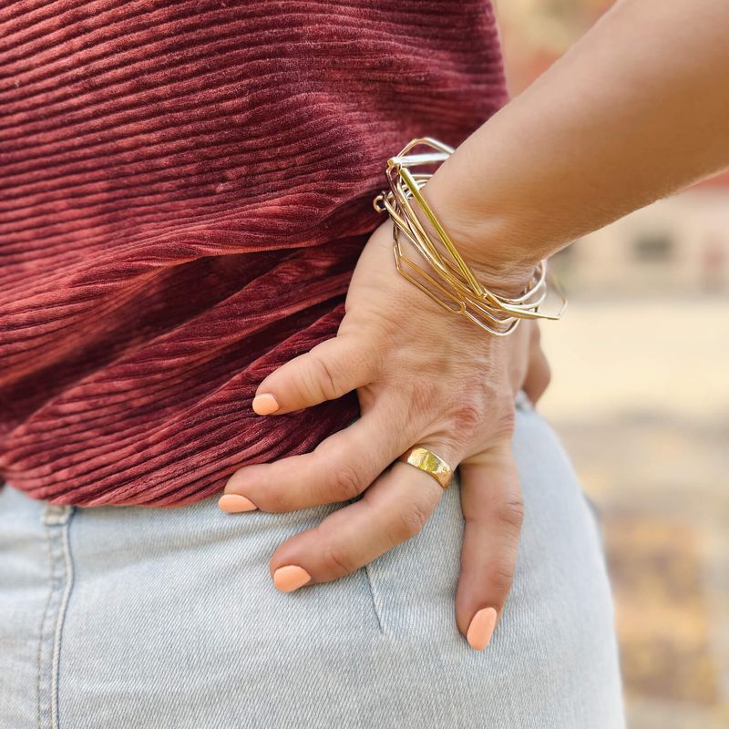 Indépendante - Bracelet en argent 925 pour femme