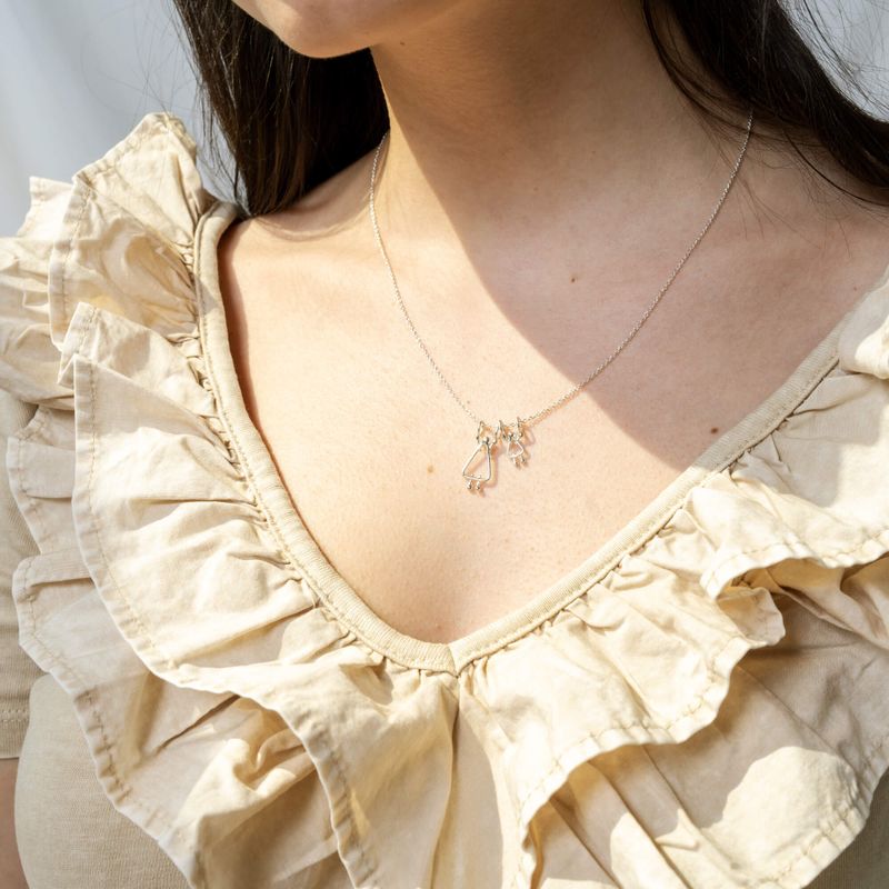 Collier en or 14 carats pour maman - Personnalisez le vôtre!