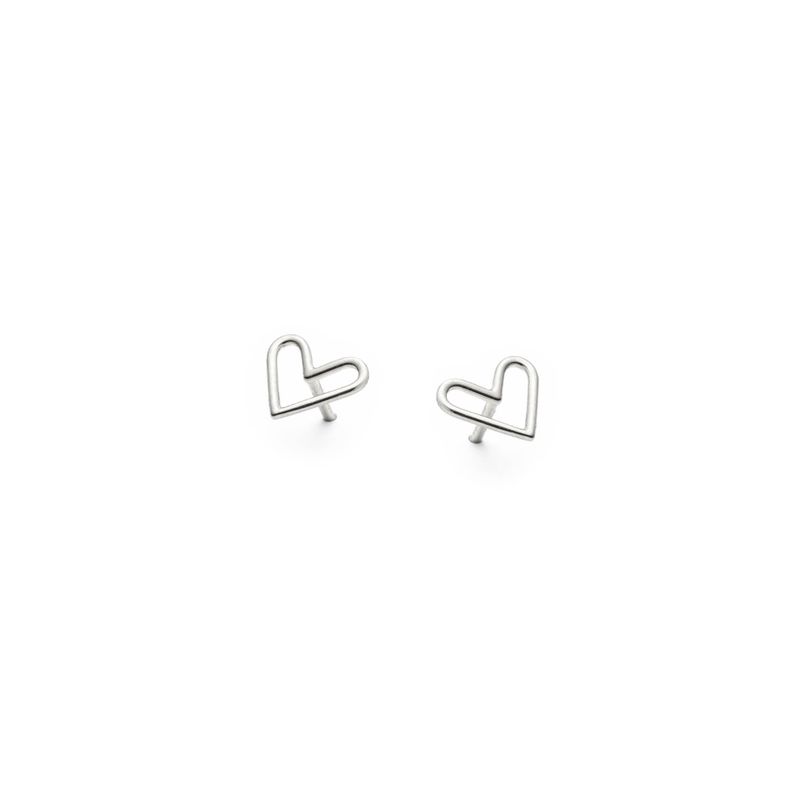 Boucles d’oreilles en forme de coeur
