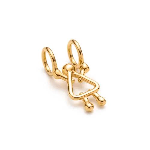 14k solid yellow gold charms