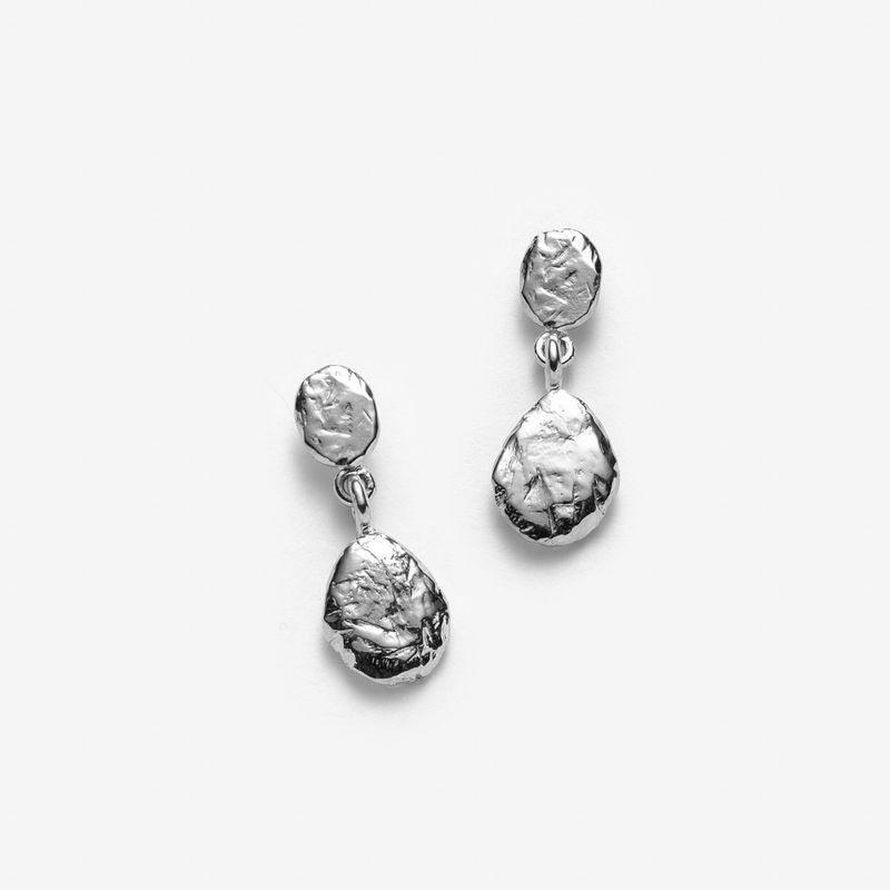 Janette - Boucles d'oreilles en argent sterling faites à Montréal