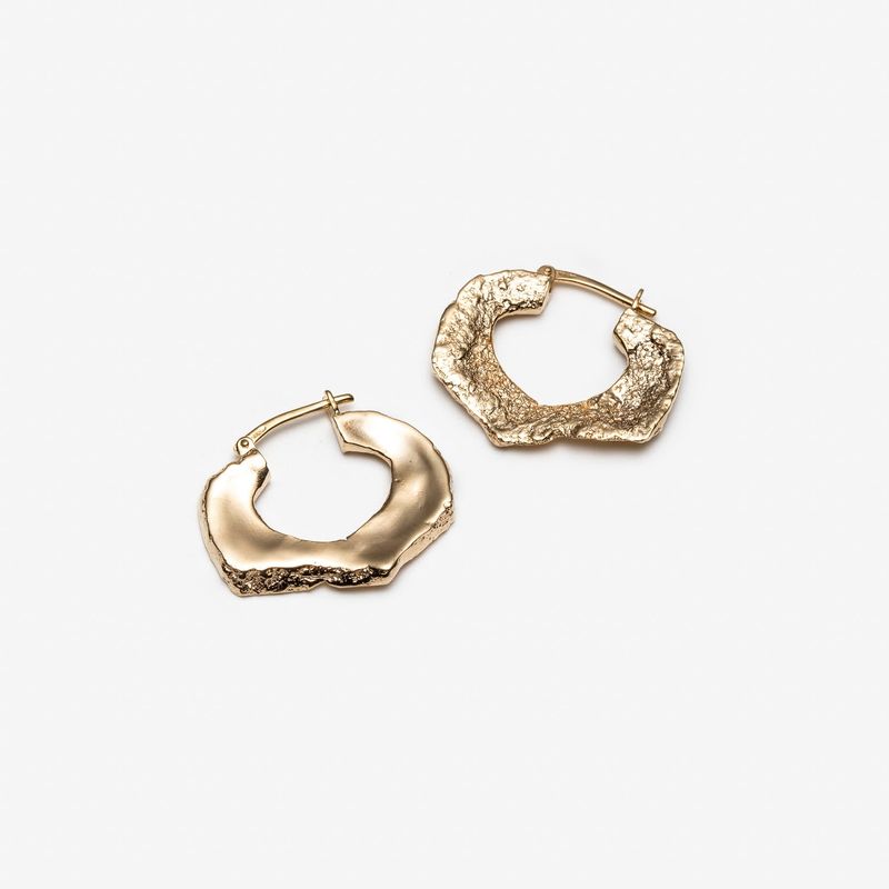 Slice of Courage – Anneaux d’oreilles réversibles faits à la main