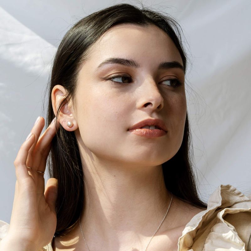 trio de boucles d'oreilles perles