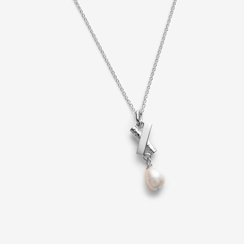 Loyale - Collier avec pendentif en forme de X