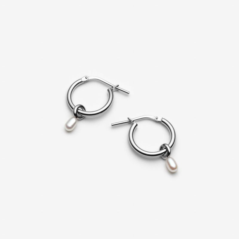 Marie-Joséphine - Boucles d’oreilles avec petites perles d’eau douce