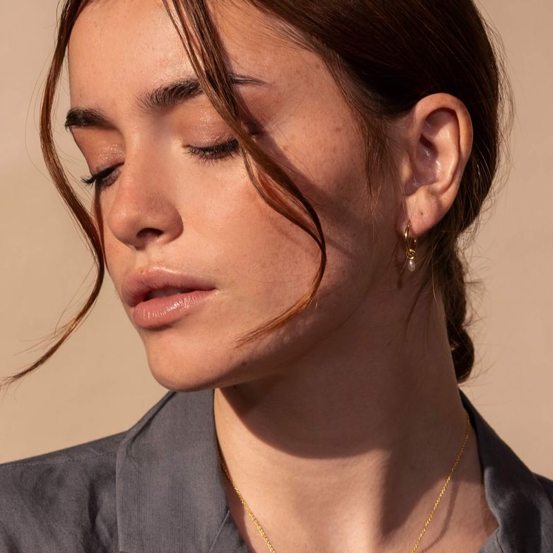 Marie-Joséphine - Boucles d’oreilles avec petites perles d’eau douce