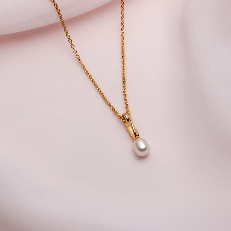 pendentif délicat avec perle naturelle