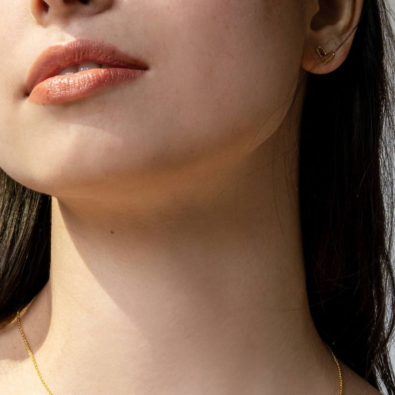 Boucles d’oreilles en forme de coeur