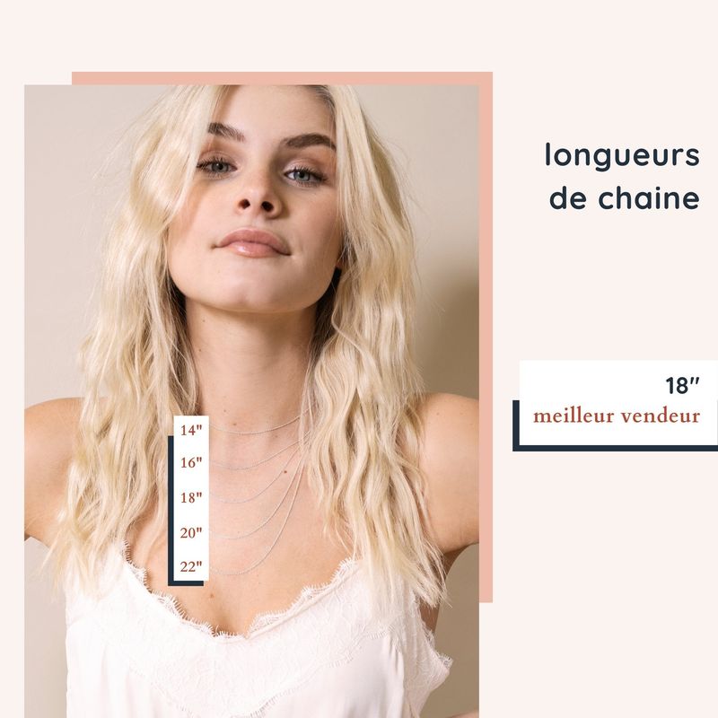 Engagée - Collier avec pendentif de cercles entrelacés