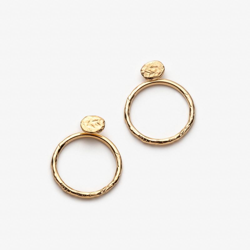 Boucles d’oreilles ear jackets fabriquées à Montréal