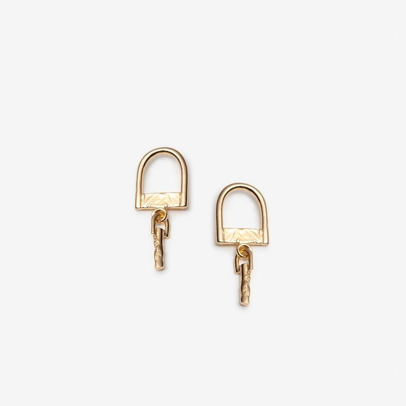 Ouverte d’esprit - Boucles d'oreilles géométriques avec ou sans breloque
