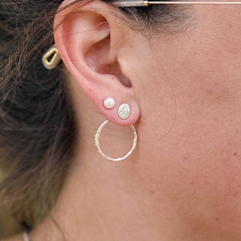 Boucles d’oreilles ear jackets fabriquées à Montréal