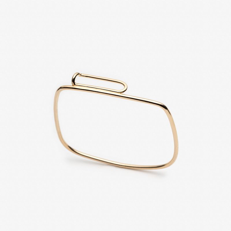 Créative - Bracelet rigide or tendance