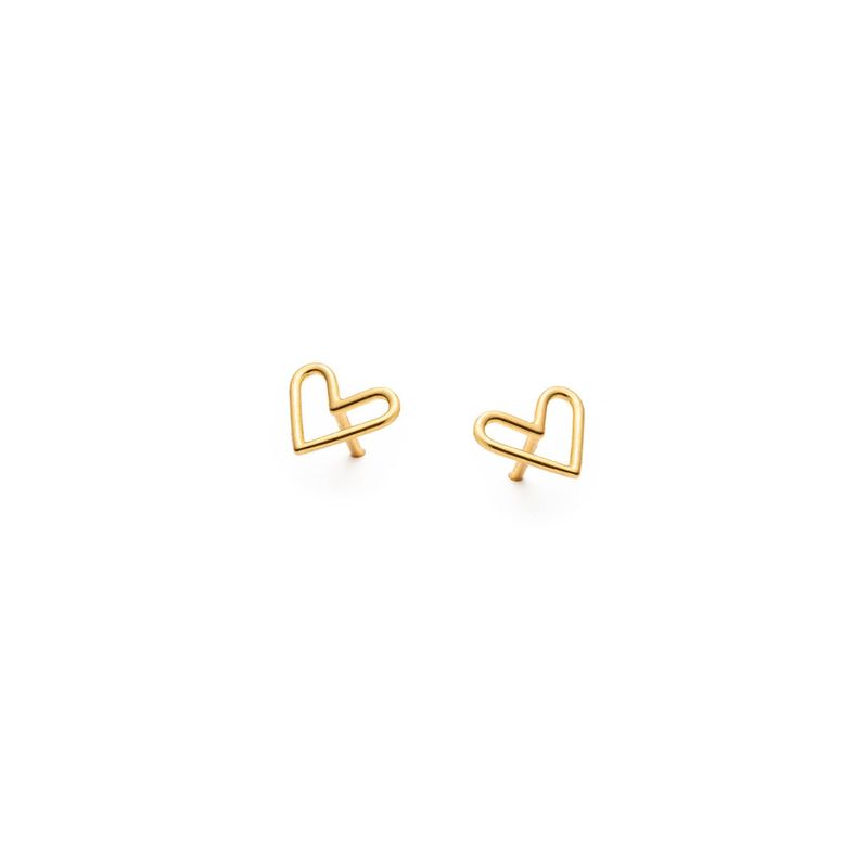 Boucles d’oreilles en forme de coeur