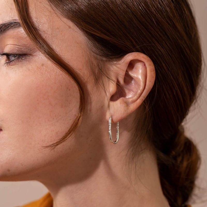 Irma - Boucles d'oreilles minimalistes ovales