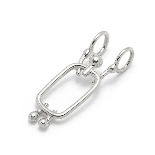 breloques en or massif blanc 14k