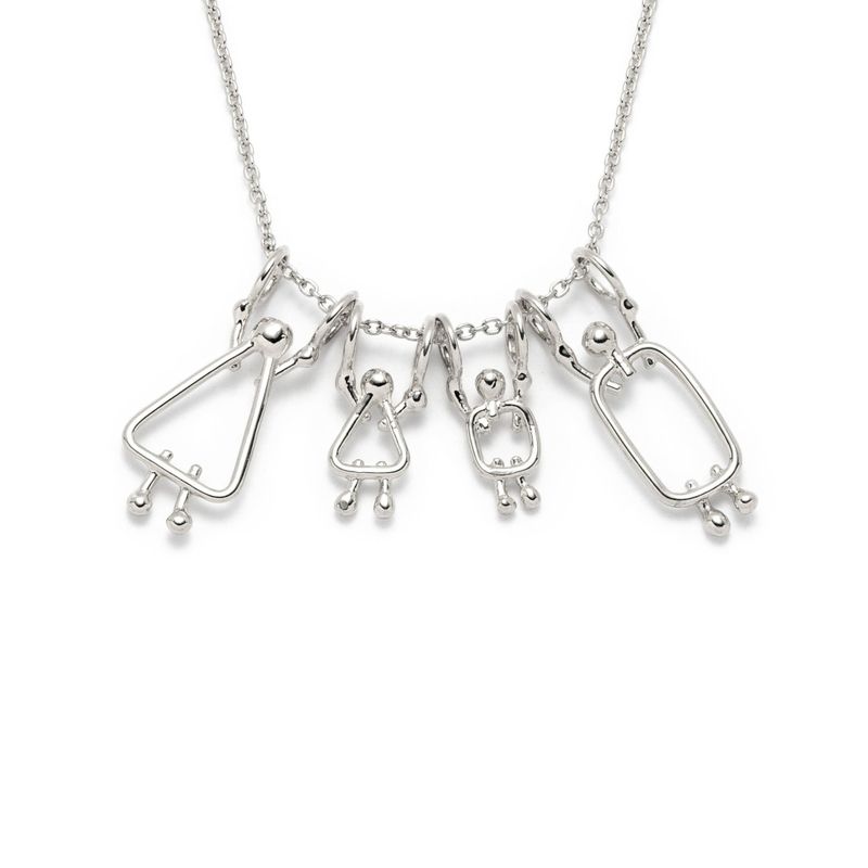 Collier de famille maman d’un garçon et d’une fille