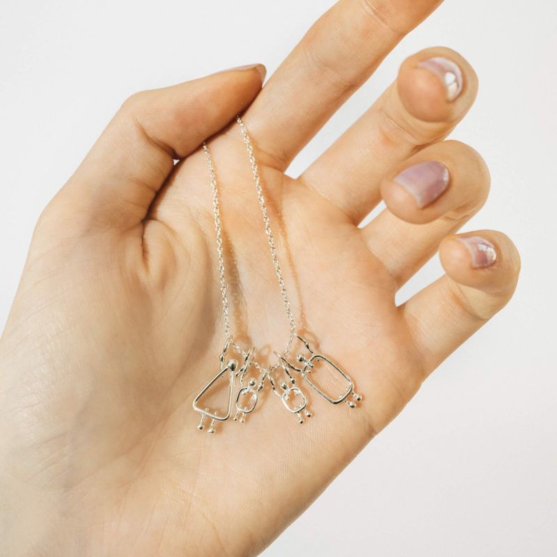 Cadeau pour maman de 2 garçons - Bijou fait au Québec