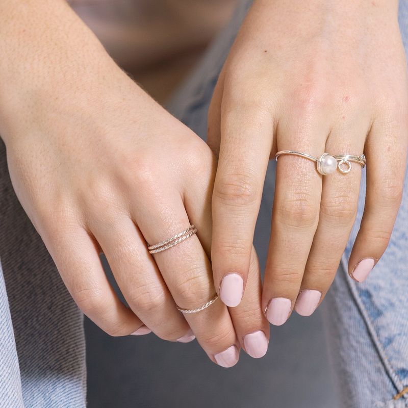 bague twist empilable