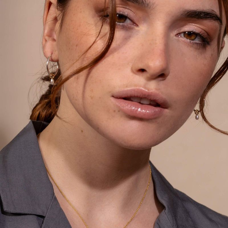 Marie-Joséphine - Boucles d’oreilles avec petites perles d’eau douce