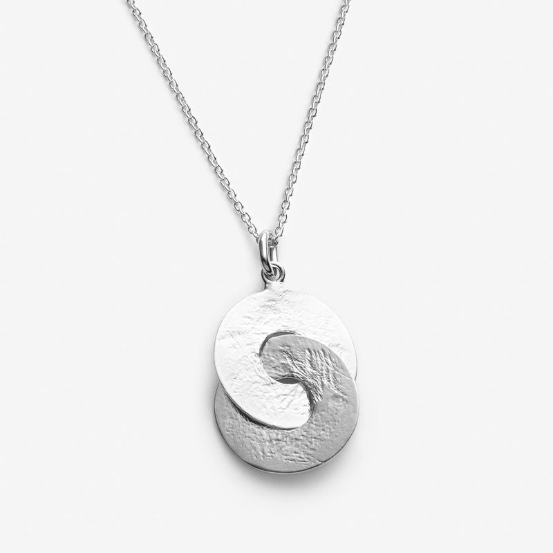 Leader - Chaîne et pendentif avec cercles entrelacés