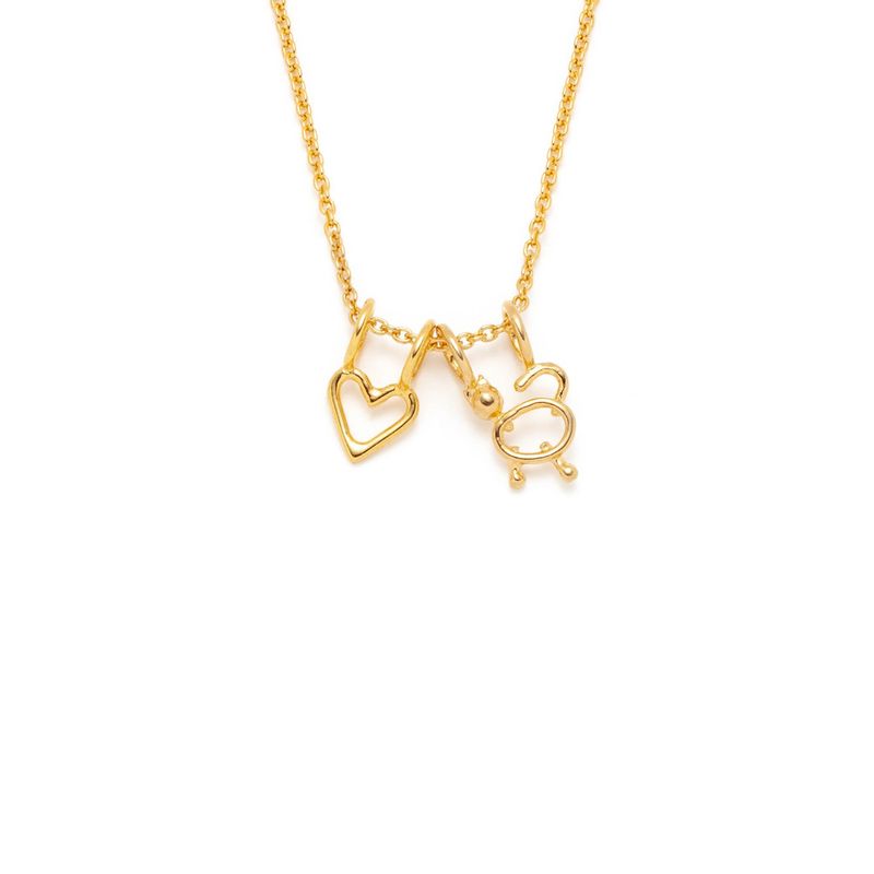 collier coeur et chat