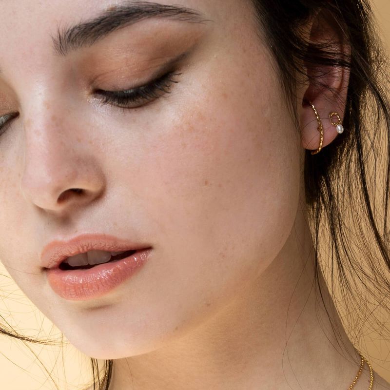 boucles d'oreilles suspenders en argent
