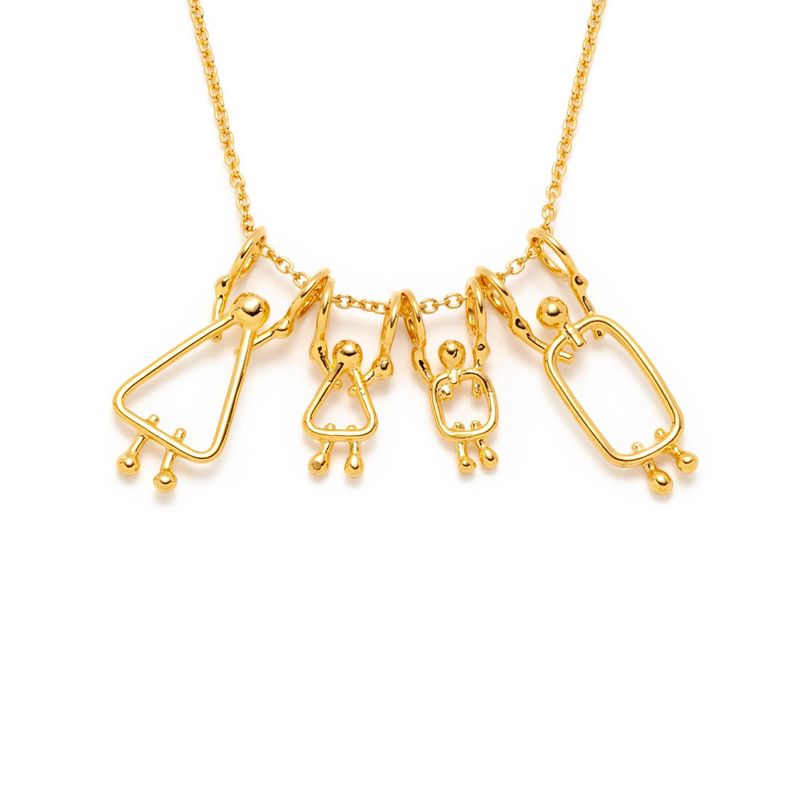 Collier de famille maman d’un garçon et d’une fille