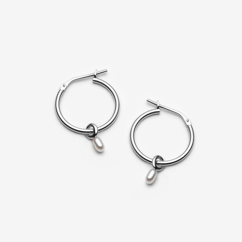 Marie-Joséphine - Boucles d’oreilles avec petites perles d’eau douce
