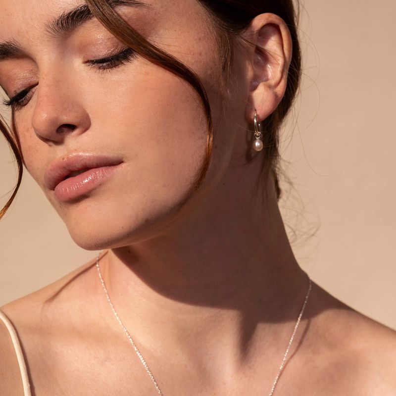 petits anneaux d’oreilles en argent 925 fabriqués à Montréal