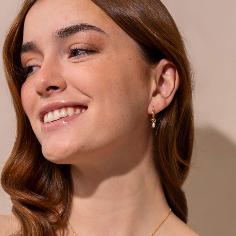 Marie-Joséphine - Boucles d’oreilles avec petites perles d’eau douce