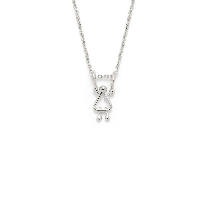collier minimaliste fille en argent