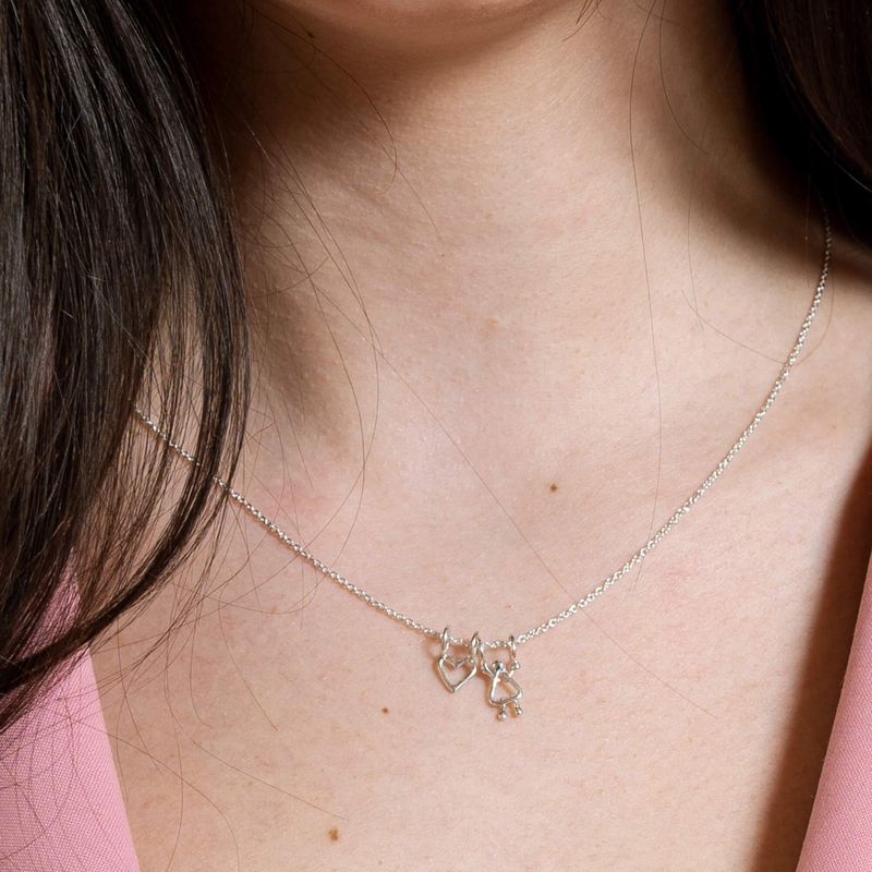 collier minimaliste fille en argent