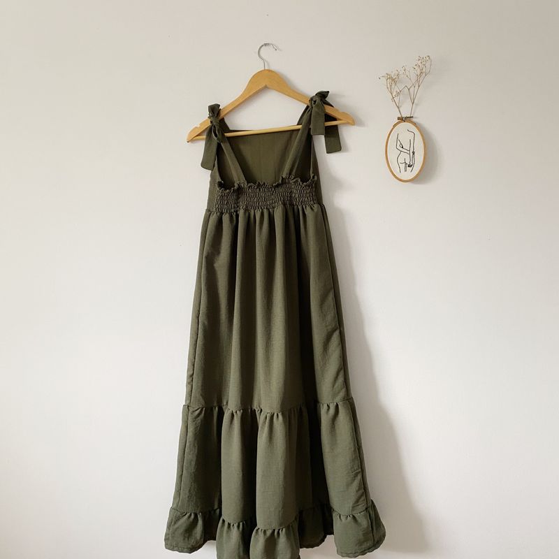 Robe Sofia pour femmes – Kaki