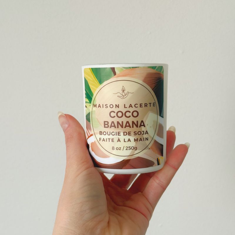 Bougie Coco Banana – Bougie de Soja