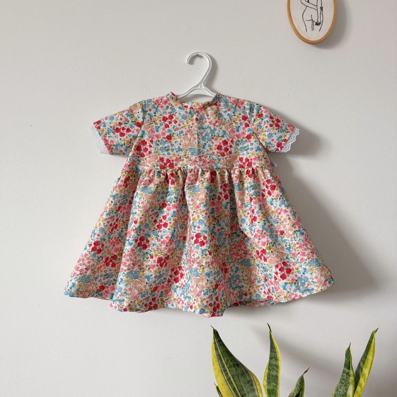 Robe Béatrice fleuris pour fillette