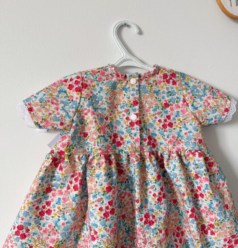Robe Béatrice fleuris pour fillette