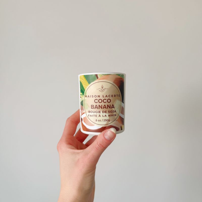 Bougie Coco Banana – Bougie de Soja