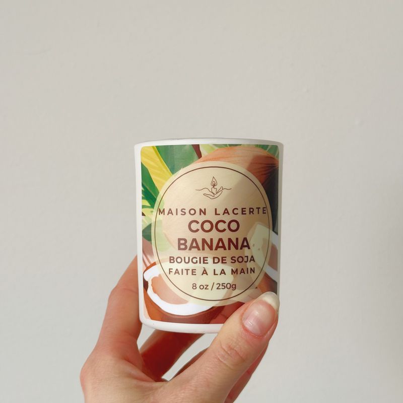 Bougie Coco Banana – Bougie de Soja